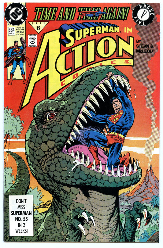Action Comics 664 (Apr 1991) NM- (9.2)