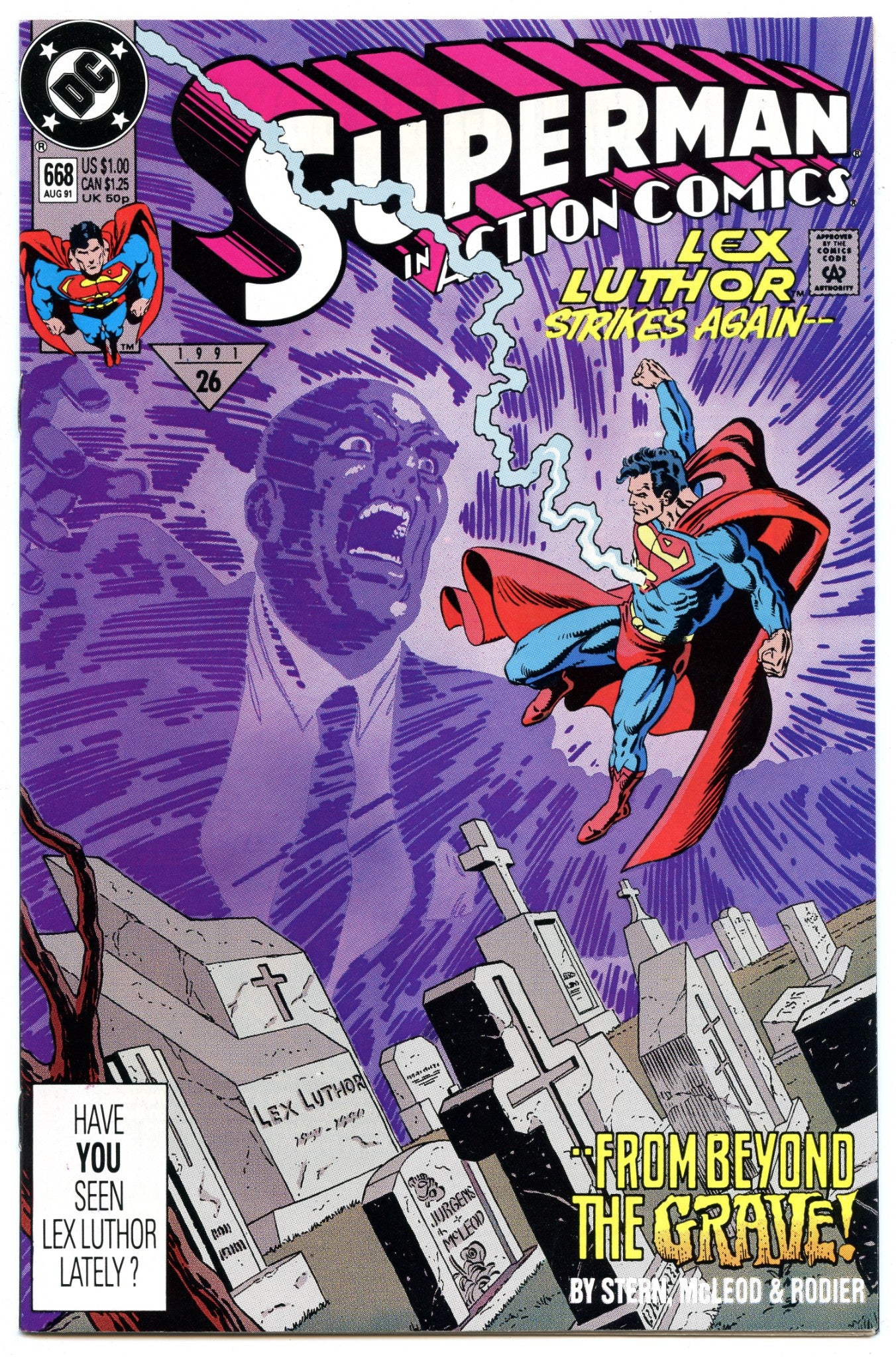 Action Comics 668 (Aug 1991) NM- (9.2)