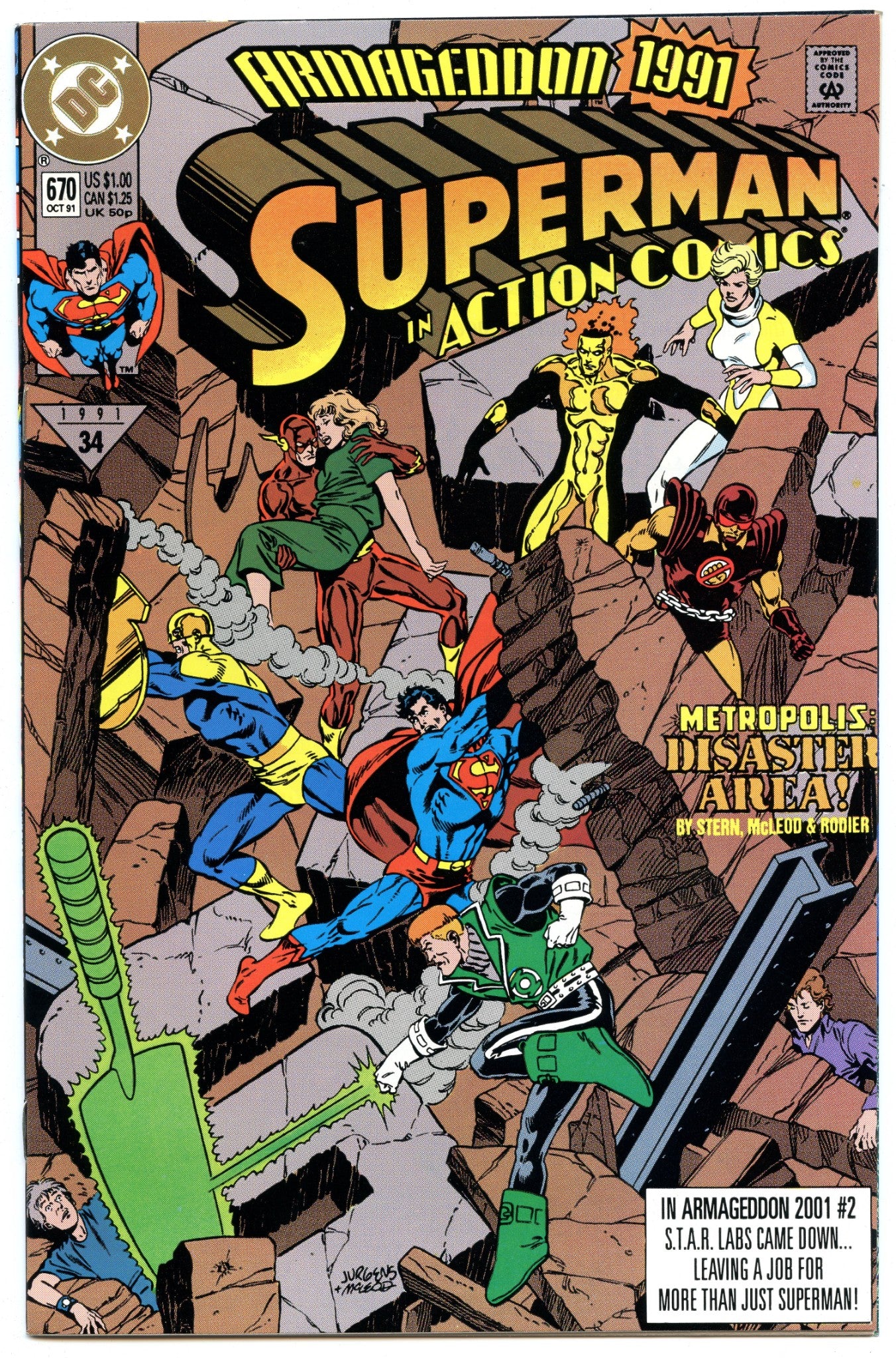 Action Comics 670 (Oct 1991) NM- (9.2)