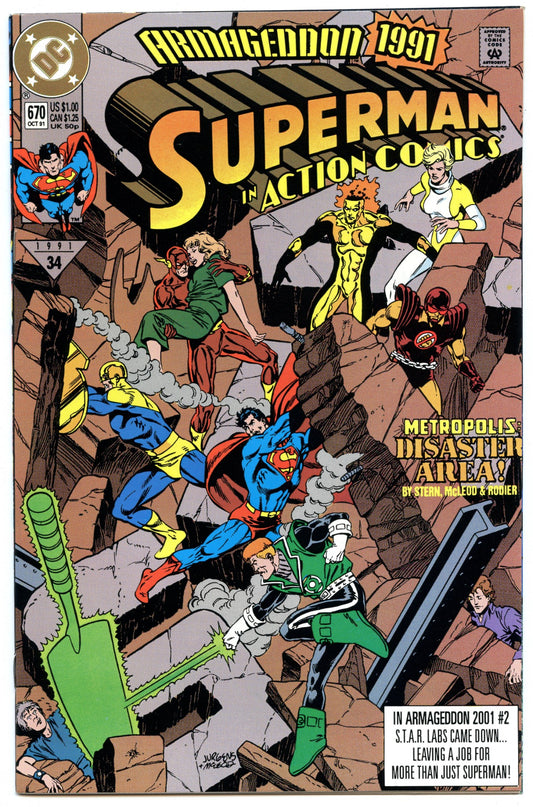 Action Comics 670 (Oct 1991) NM- (9.2)