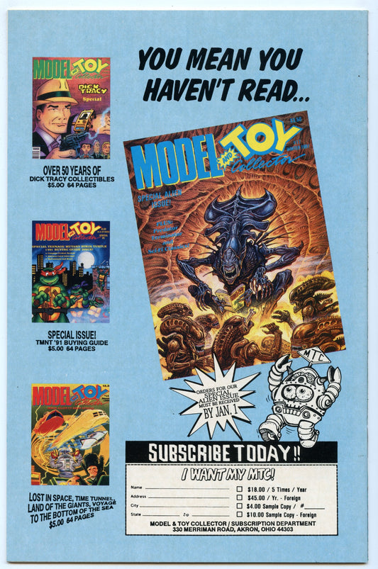 Aliens vs Predator 4 (Dec 1990) NM- (9.2)