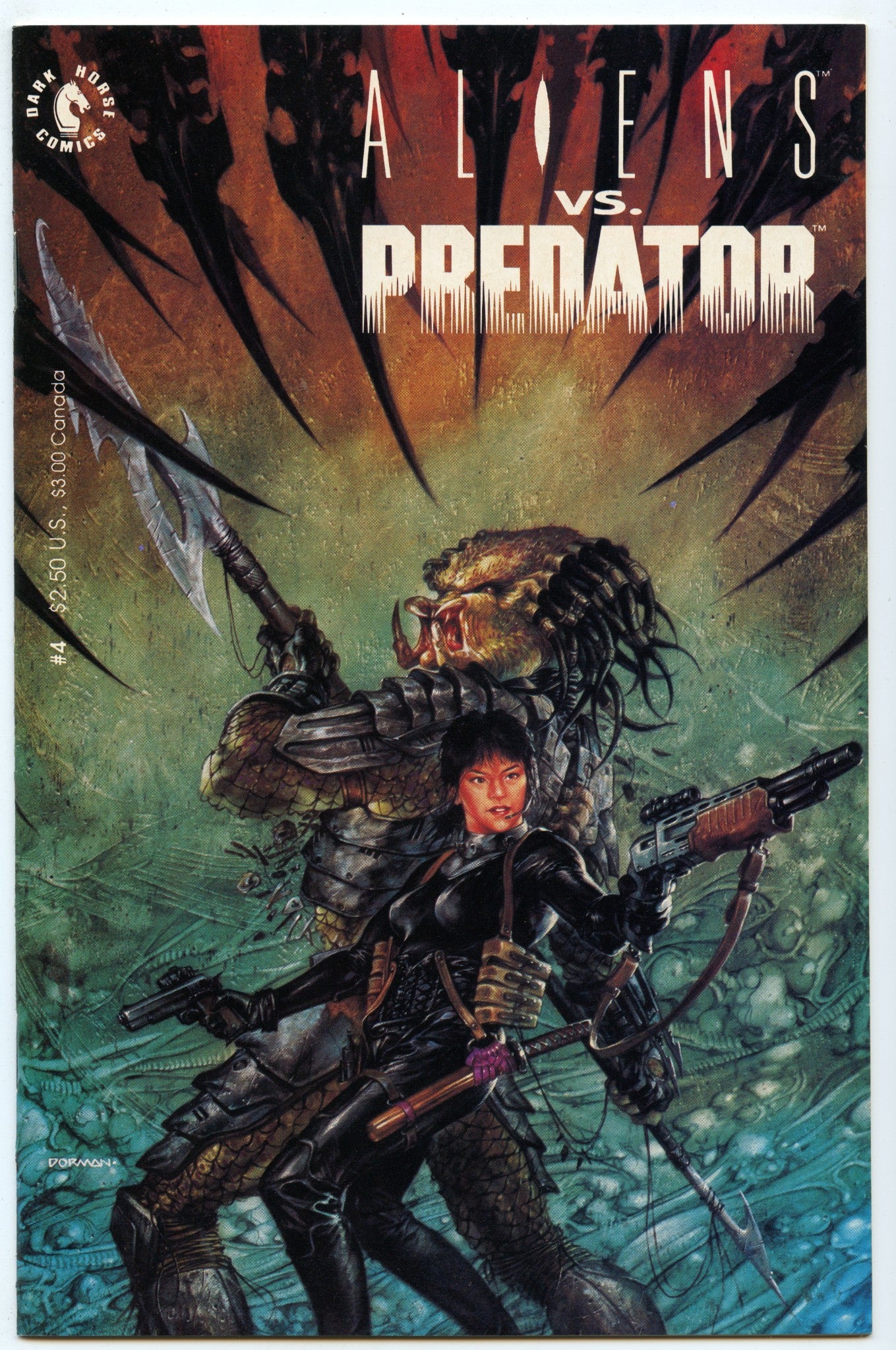 Aliens vs Predator 4 (Dec 1990) NM- (9.2)