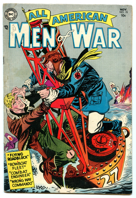 All-American Men of War 15 (Nov 1954) VG (4.0)