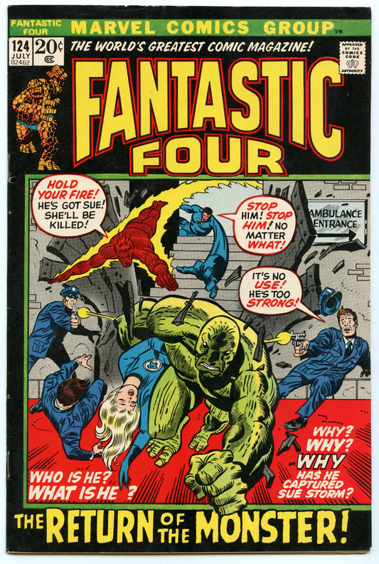 Fantastic Four 124 (Jul 1972) FI+ (6.5)