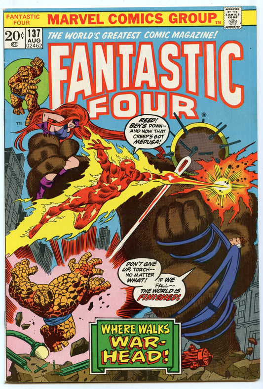 Fantastic Four 137 (Aug 1973) VF- (7.5)