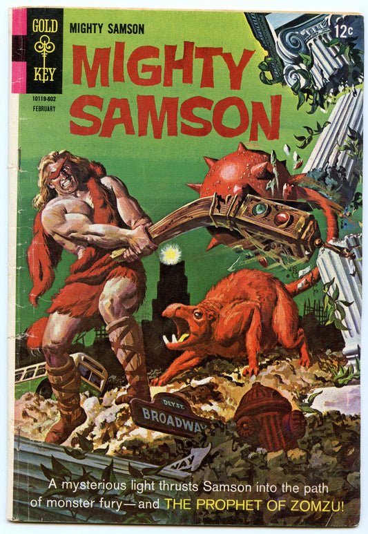 Mighty Samson 13 (Feb 1968) VG- (3.5)