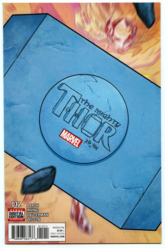 Mighty Thor 12 (Dec 2016) NM- (9.2) - origin of Mjolnir