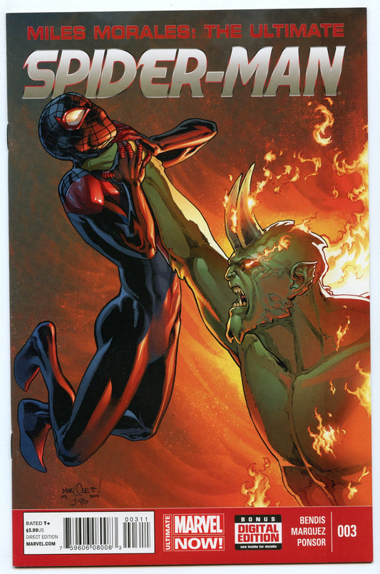 Miles Morales: The Ultimate Spider-man 3 (Sep 2014) NM- (9.2)