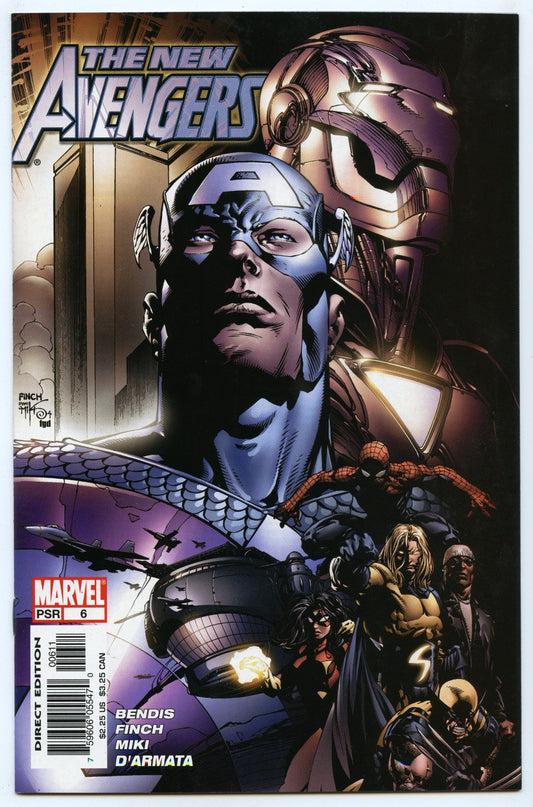 New Avengers 6 (Jun 2005) NM- (9.2) - 2nd Maria Hill apearance