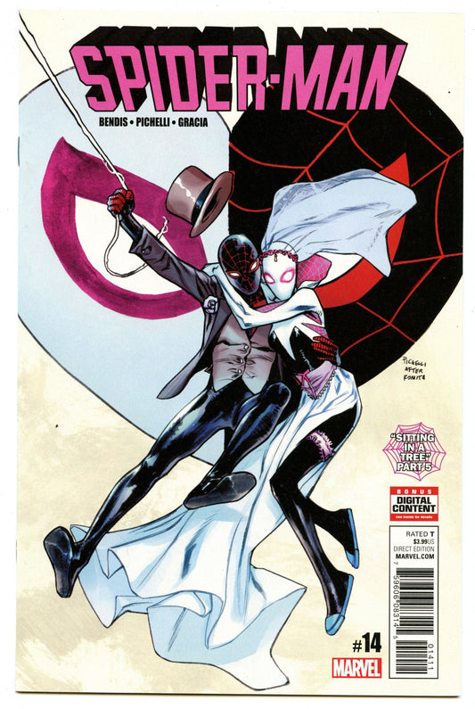 Spider-man 14 (May 2017)  NM- (9.2) - Spider-Gwen appearance