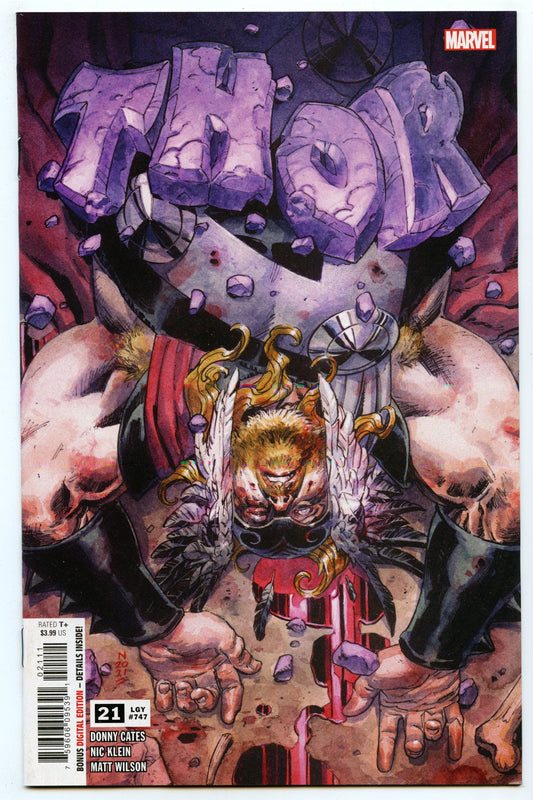 Thor 21 (Mar 2022) NM- (9.2) - 1st full appearance and origin God of Hammers