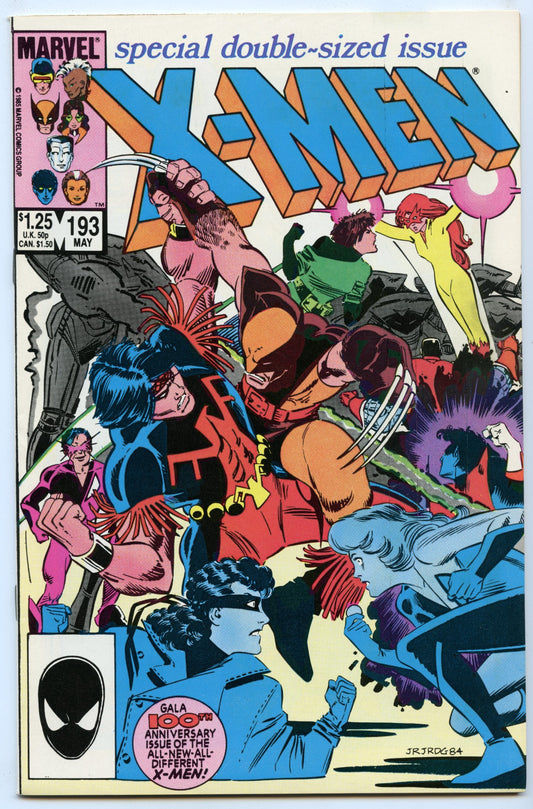 Uncanny X-Men 193 (May 1985) NM- (9.2)