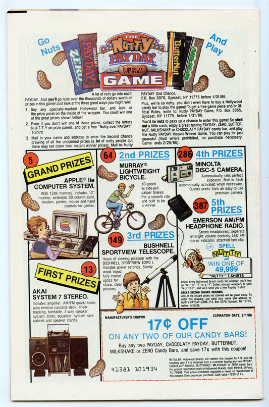 Uncanny X-Men 196 (Aug 1985) NM- (9.2) - CDN Price variant