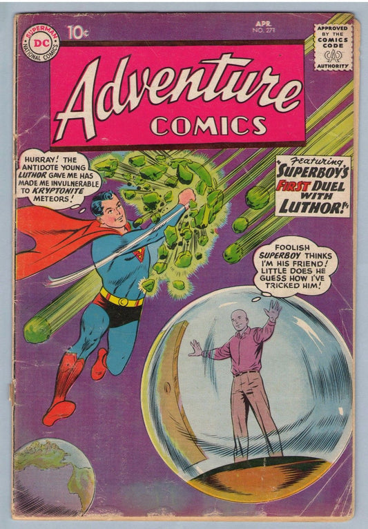 Adventure Comics 271 (Apr 1960) VG- (3.5)