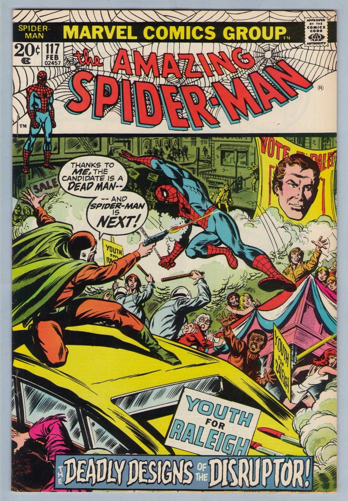 Amazing Spider-man 117 (Feb 1973) VF-NM (9.0)