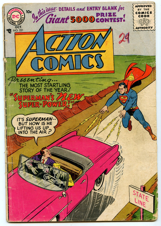 Action Comics 221 (Oct 1956) GD (2.0)