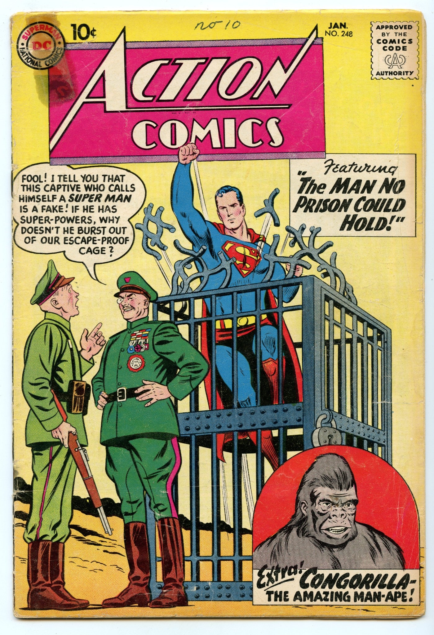 Action Comics 248 (Jan 1959) GD (2.0) - 1st Congorilla