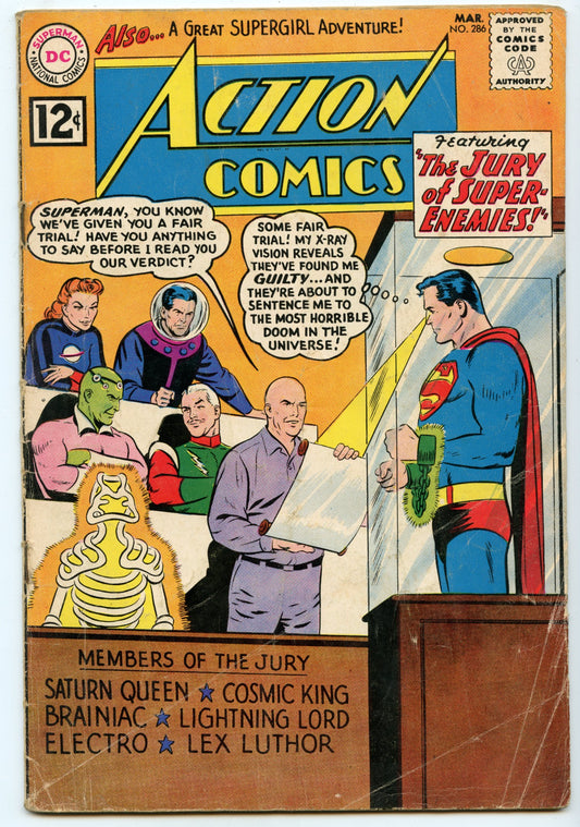 Action Comics 286 (Mar 1962) GD+ (2.5)
