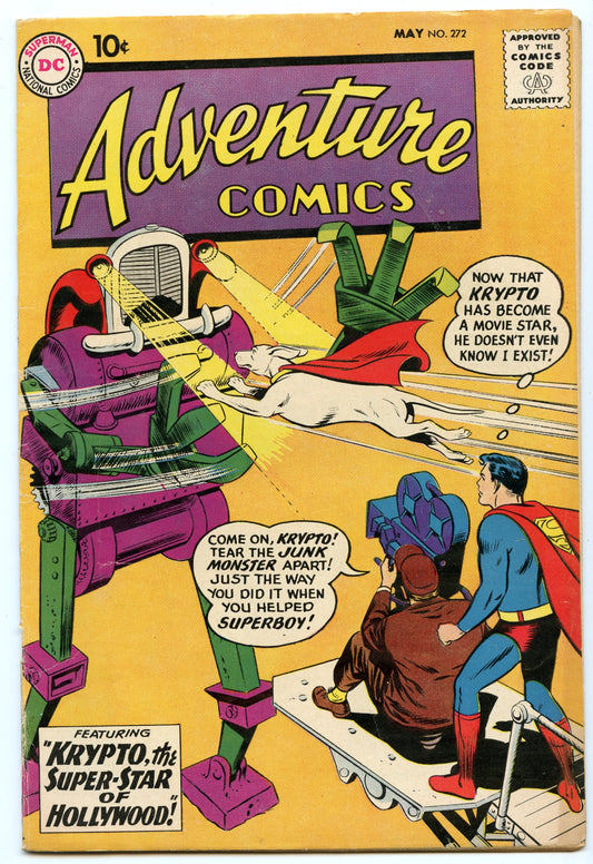 Adventure Comics 272 (May 1960) VG+ (4.5)