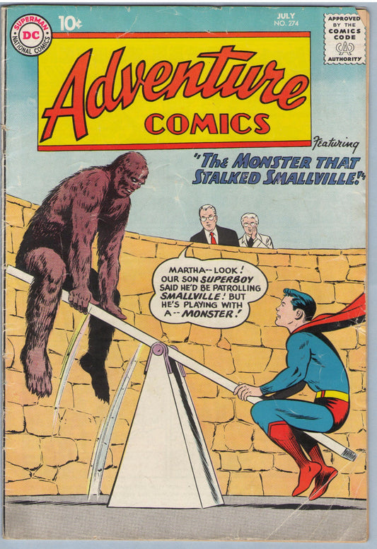 Adventure Comics 274 (Jul 1960) VG- (3.5)