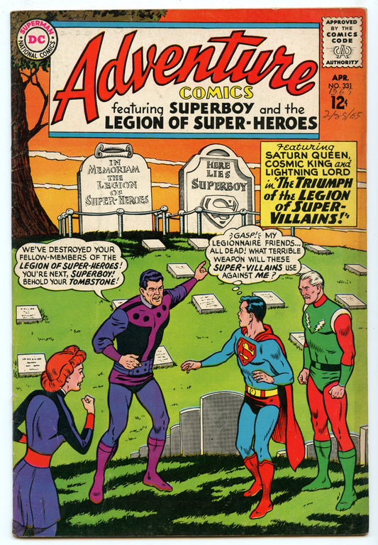 Adventure Comics 331 (Apr 1965) VG/FI (5.0)