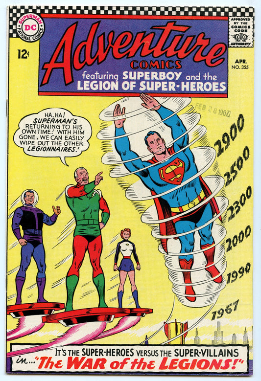 Adventure Comics 355 (Apr 1967) FI- (5.5)