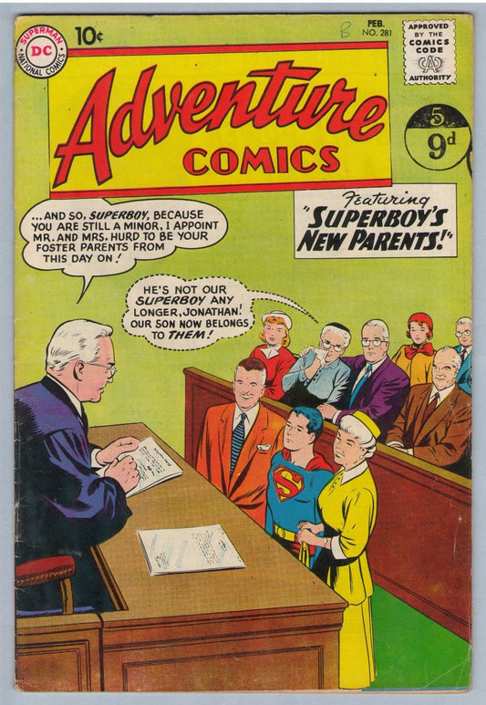 Adventure Comics 281 (Feb 1961) FI (6.0)