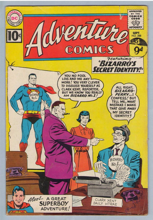 Adventure Comics 288 (Sep 1961) VG (4.0)
