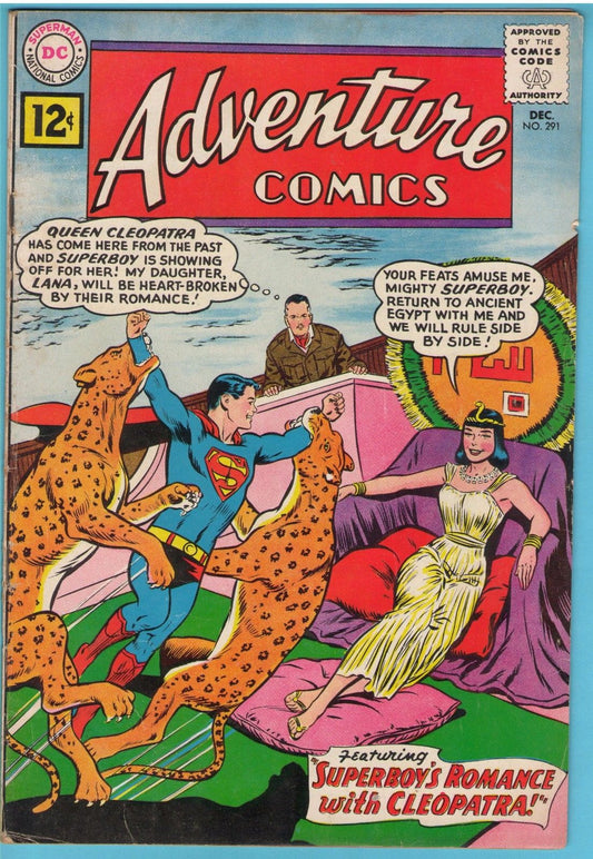 Adventure Comics 291 (Dec 1961) FI- (5.5)