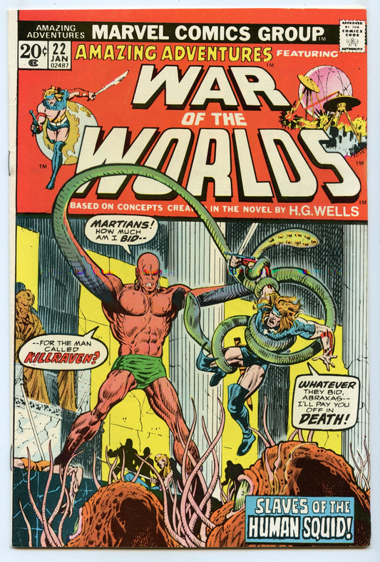 Amazing Adventures 22 (Jan 1974) FI/VF (7.0)