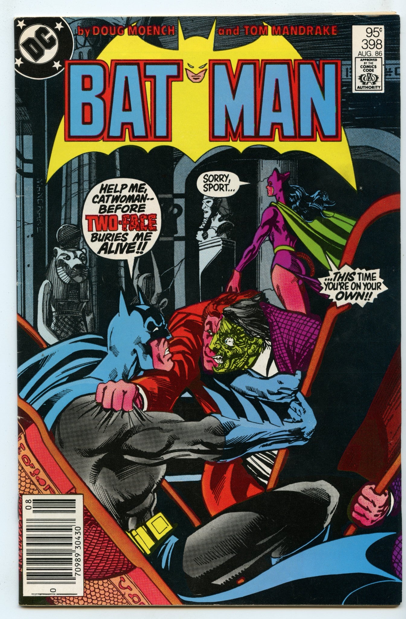 Batman 398 (Aug 1986) FI/VF (7.0)  - CDN Price Variant