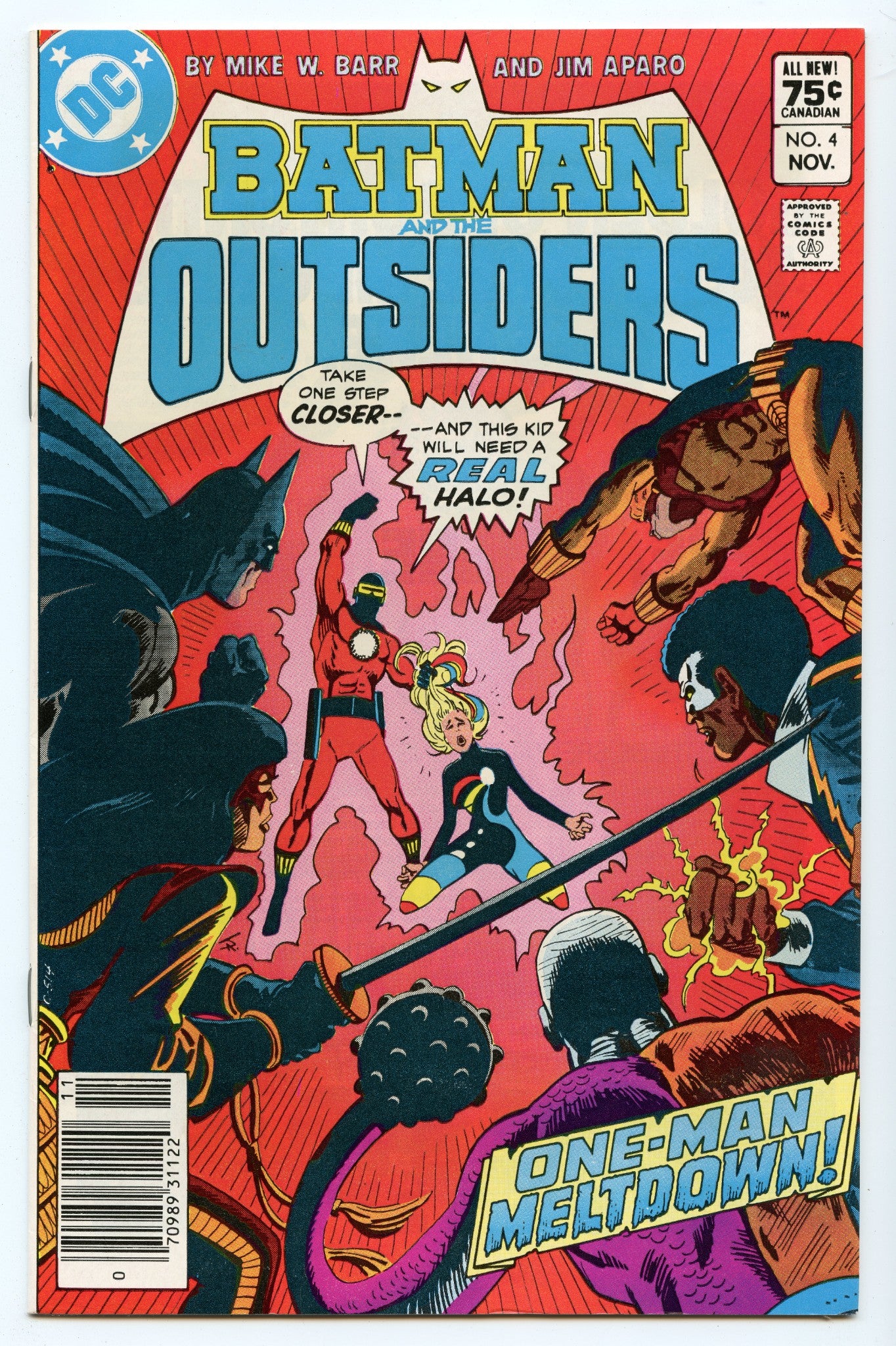 Batman and the Outsiders 4 (Nov 1983) NM- (9.2) - CDN Price variant