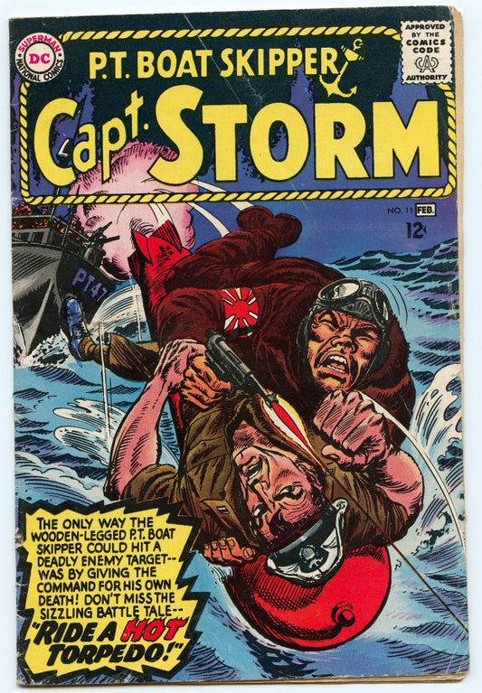 Capt. Storm 11 (Feb 1966) VG+ (4.5)