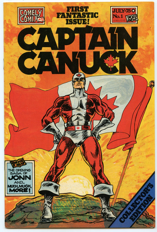 Captain Canuck 1 (Jul 1975) NM- (9.2)