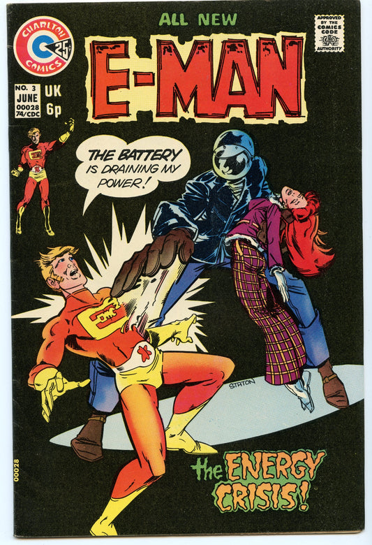 E-Man 3 (Jun 1974) VF+ (8.5)
