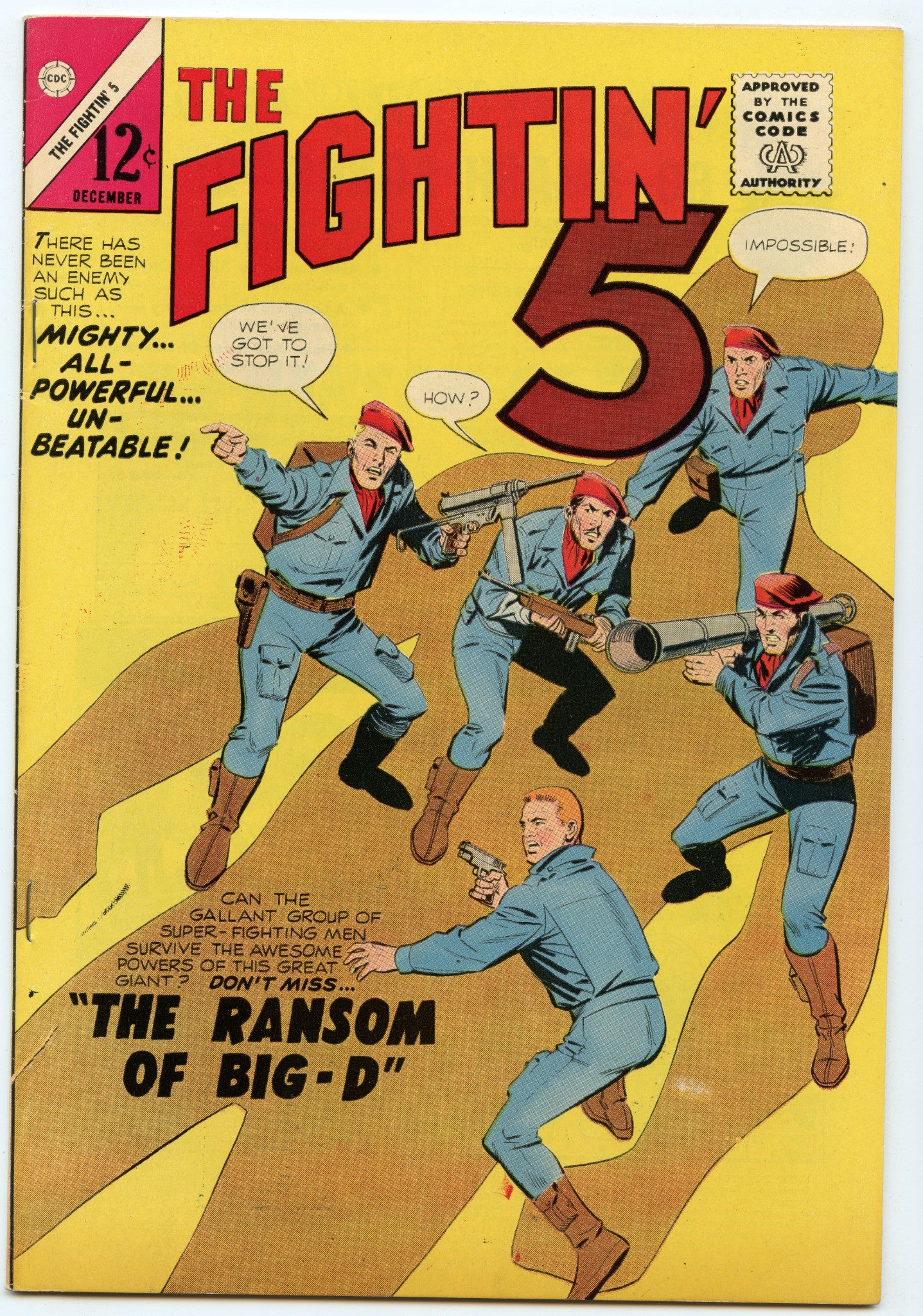 Fightin' Five 30 (Dec 1964) FI (6.0)