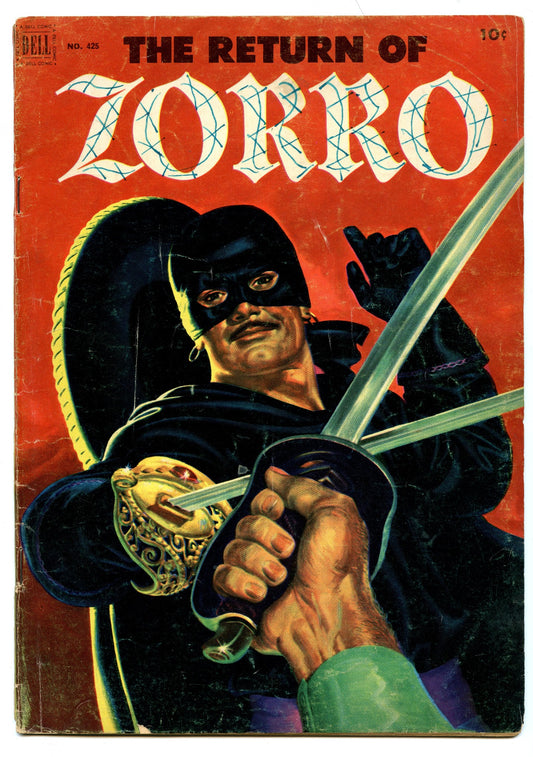 Four Color 425 (Sep 1952) VG- (3.5) - The Return of Zorro