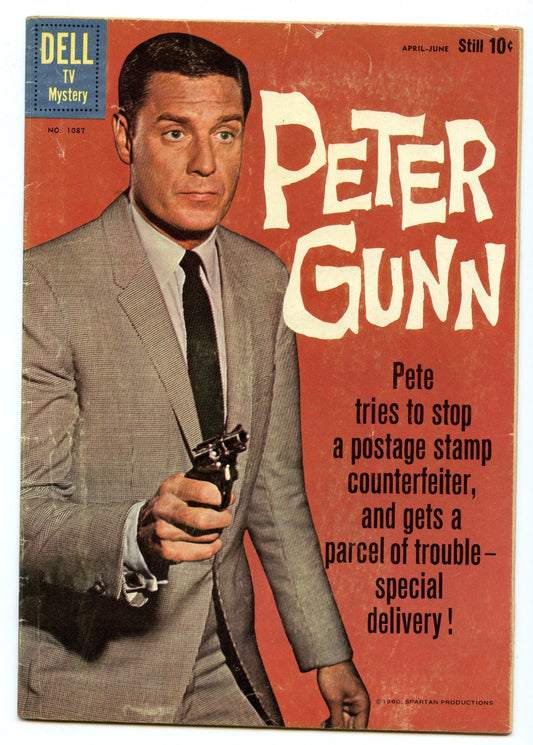 Four Color 1087 (Jun 1960) FI- (5.5) - Peter Gunn