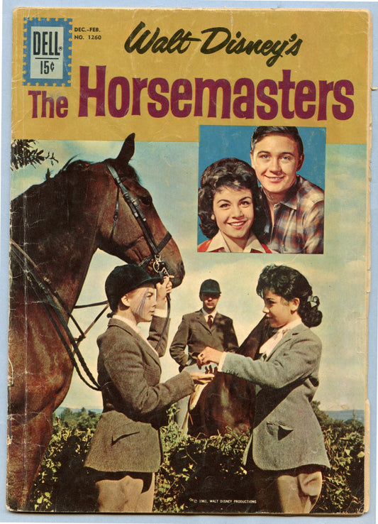 Four Color 1260 (Feb 1961) GD (2.0) - Walt Disney's The Horsemasters