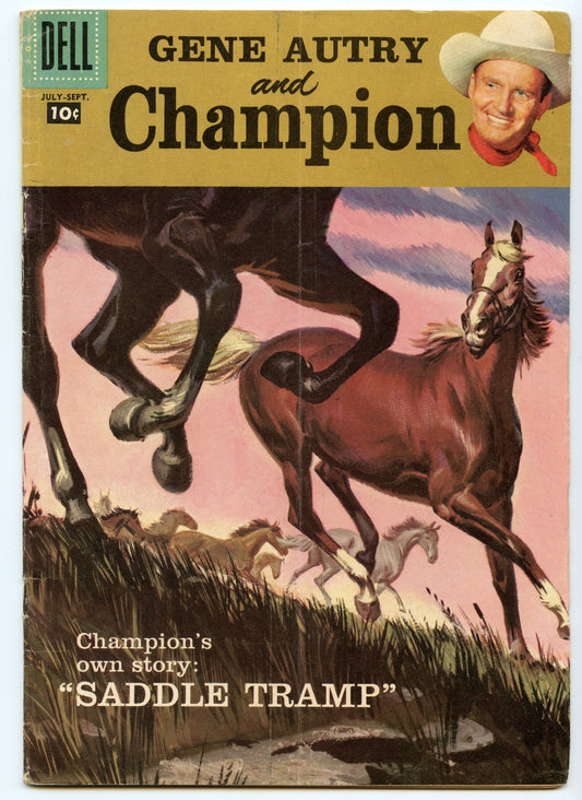 Gene Autry & Champion 115 (Sep 1957) VG+ (4.5)