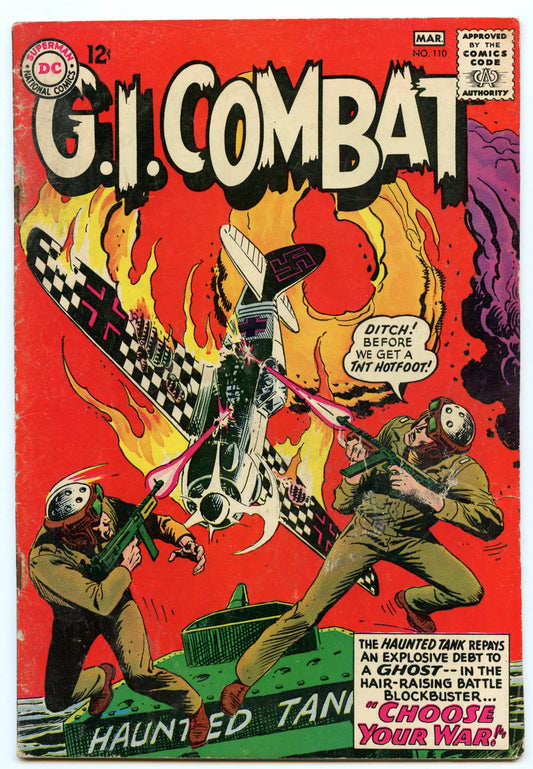 G.I. Combat 110 (Mar 1965) VG- (3.5)