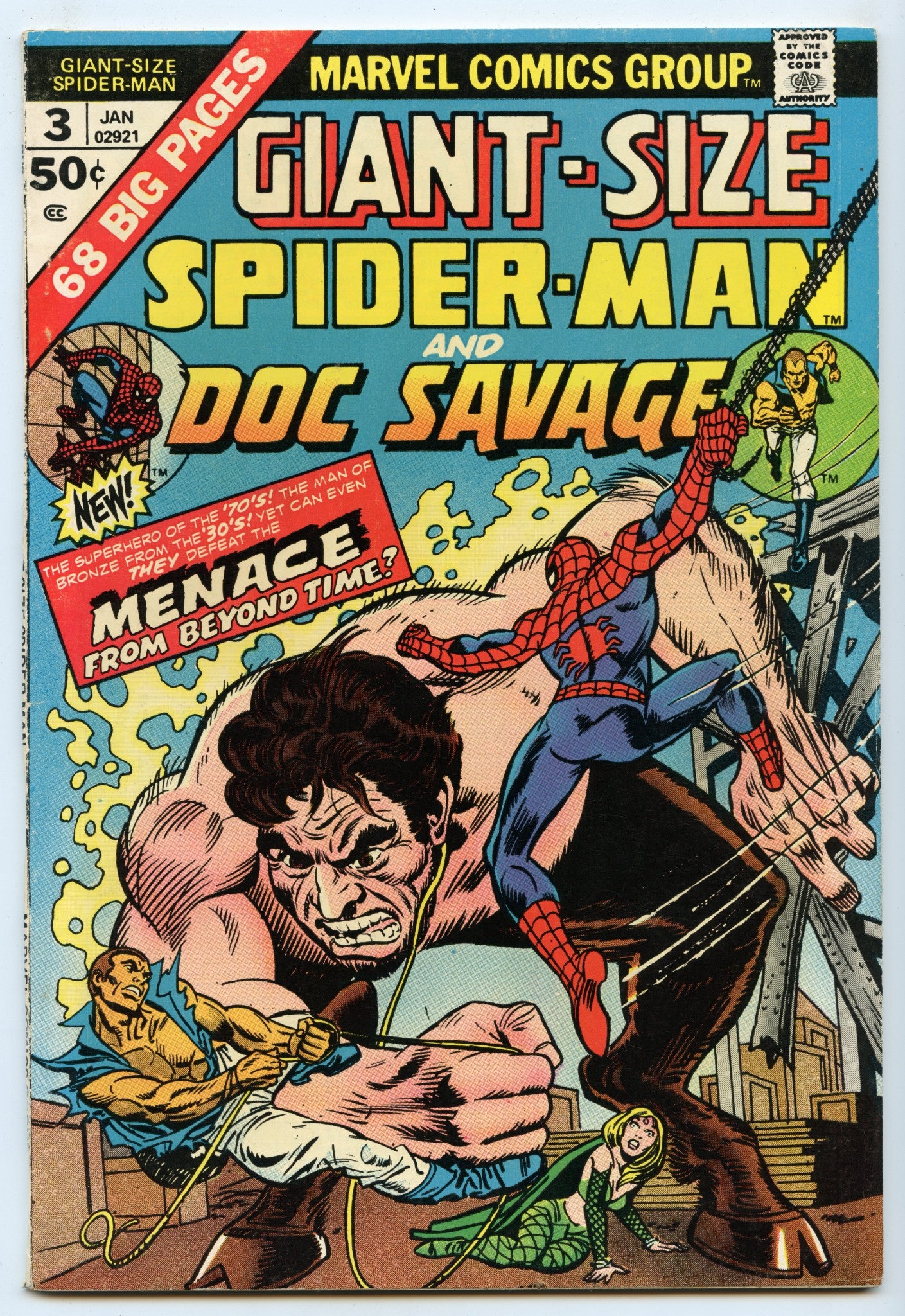 Giant-Size Spider-man 3 (Jan 1975) FI/VF (7.0)