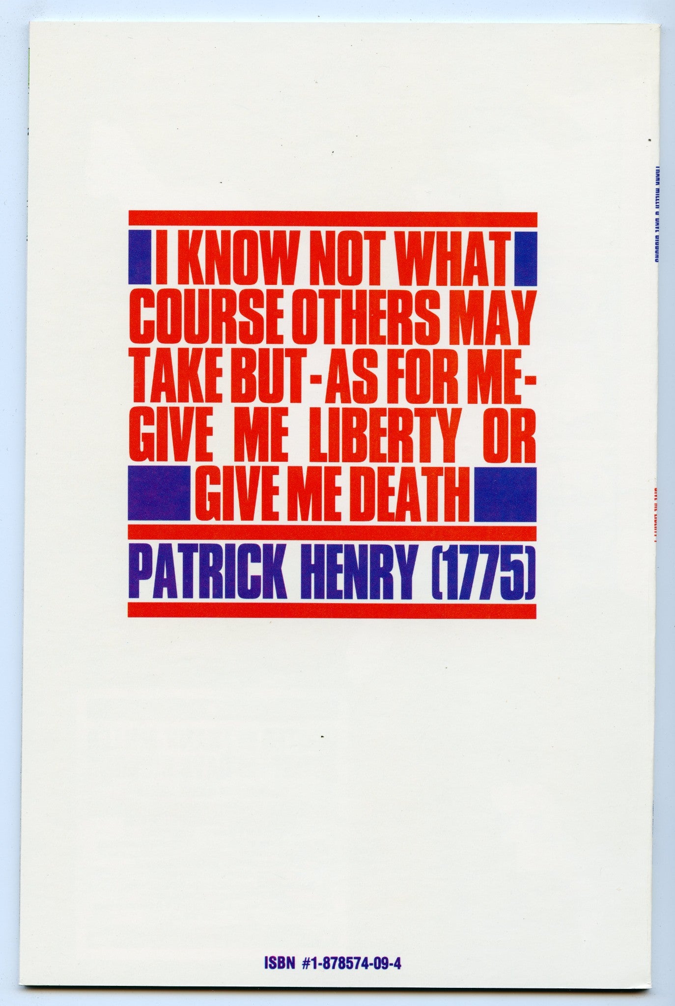 Give Me Liberty 1 (Jun 1990) NM- (9.2)