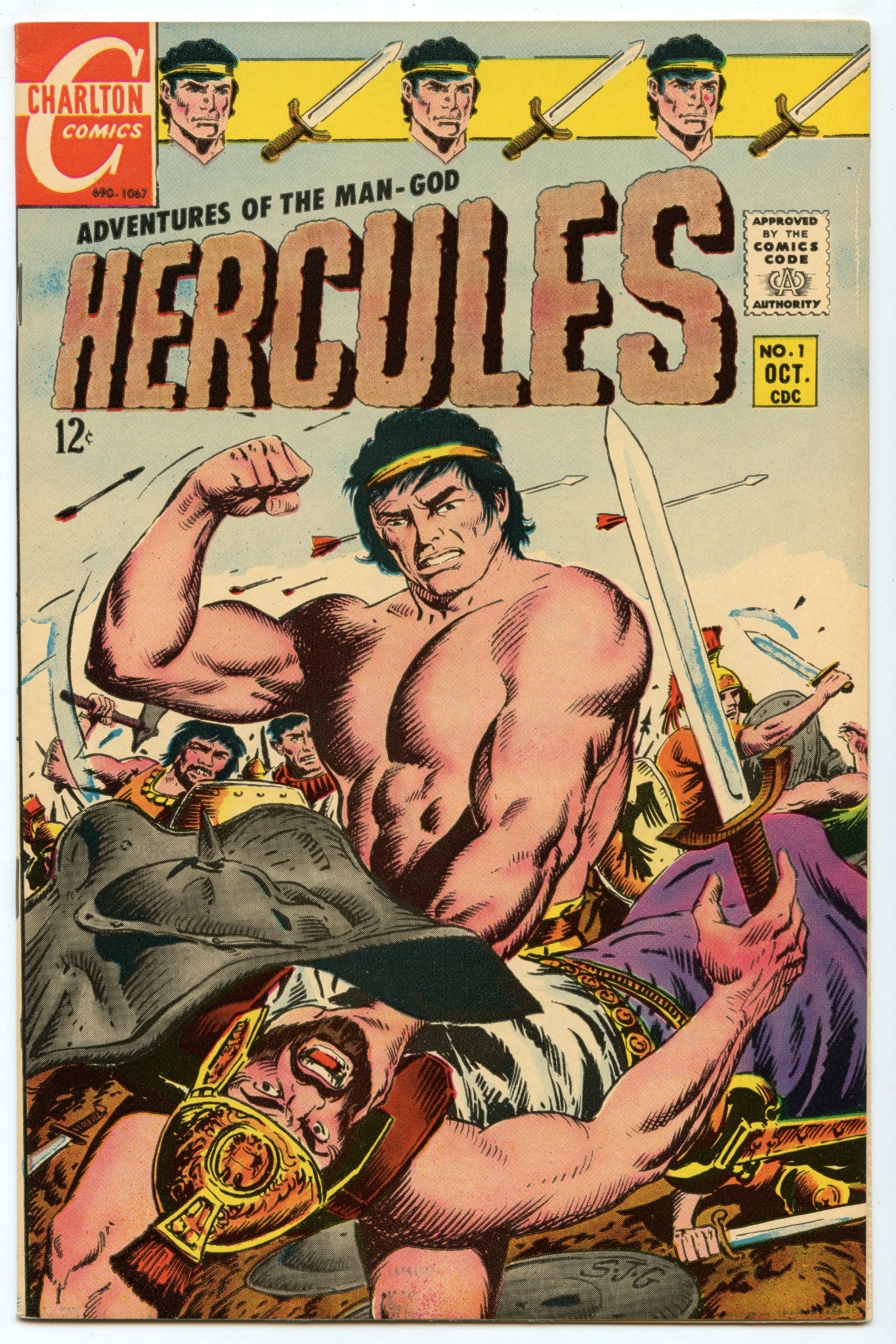 Hercules 1 (Oct 1967) VF/NM (9.0)