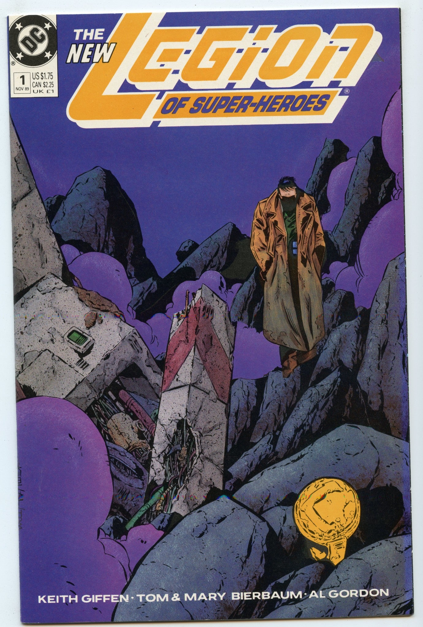 Legion of Super-Heroes V3 1 (Nov 1989) NM- (9.2)