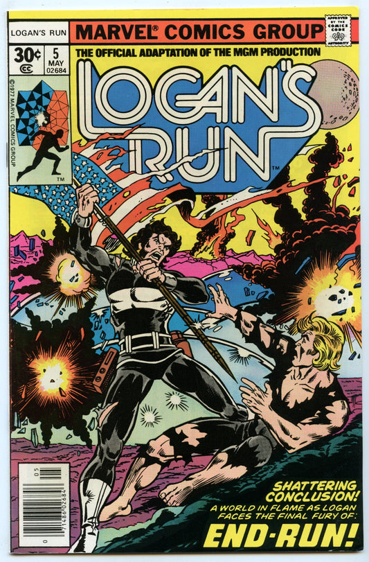 Logan's Run 5 (May 1977) FI/VF (7.0)