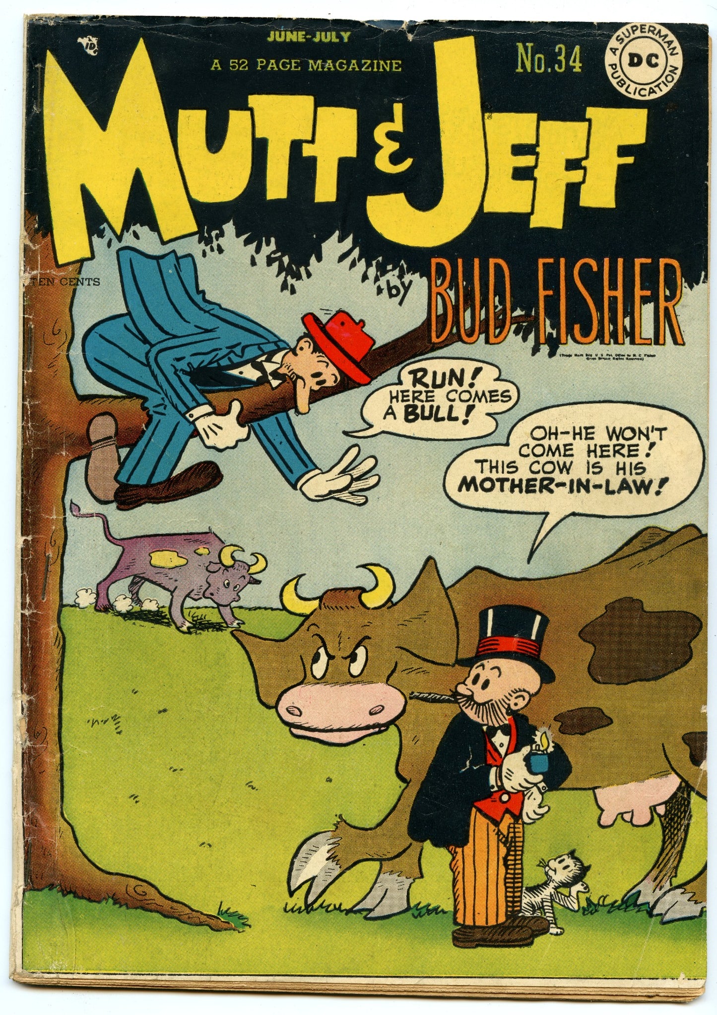Mutt and Jeff 34 (Jul 1948) GD+ (2.5)