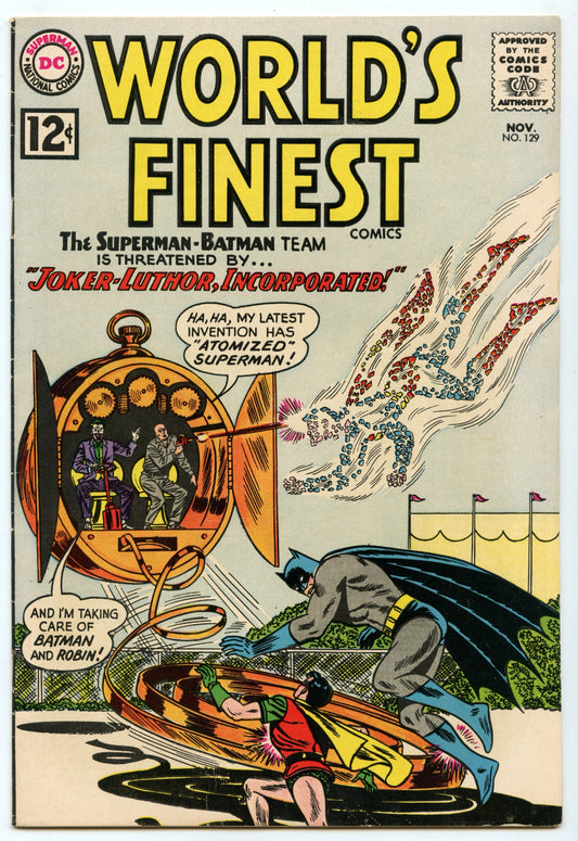 World's Finest 129 (Nov 1962) VF- (7.5)