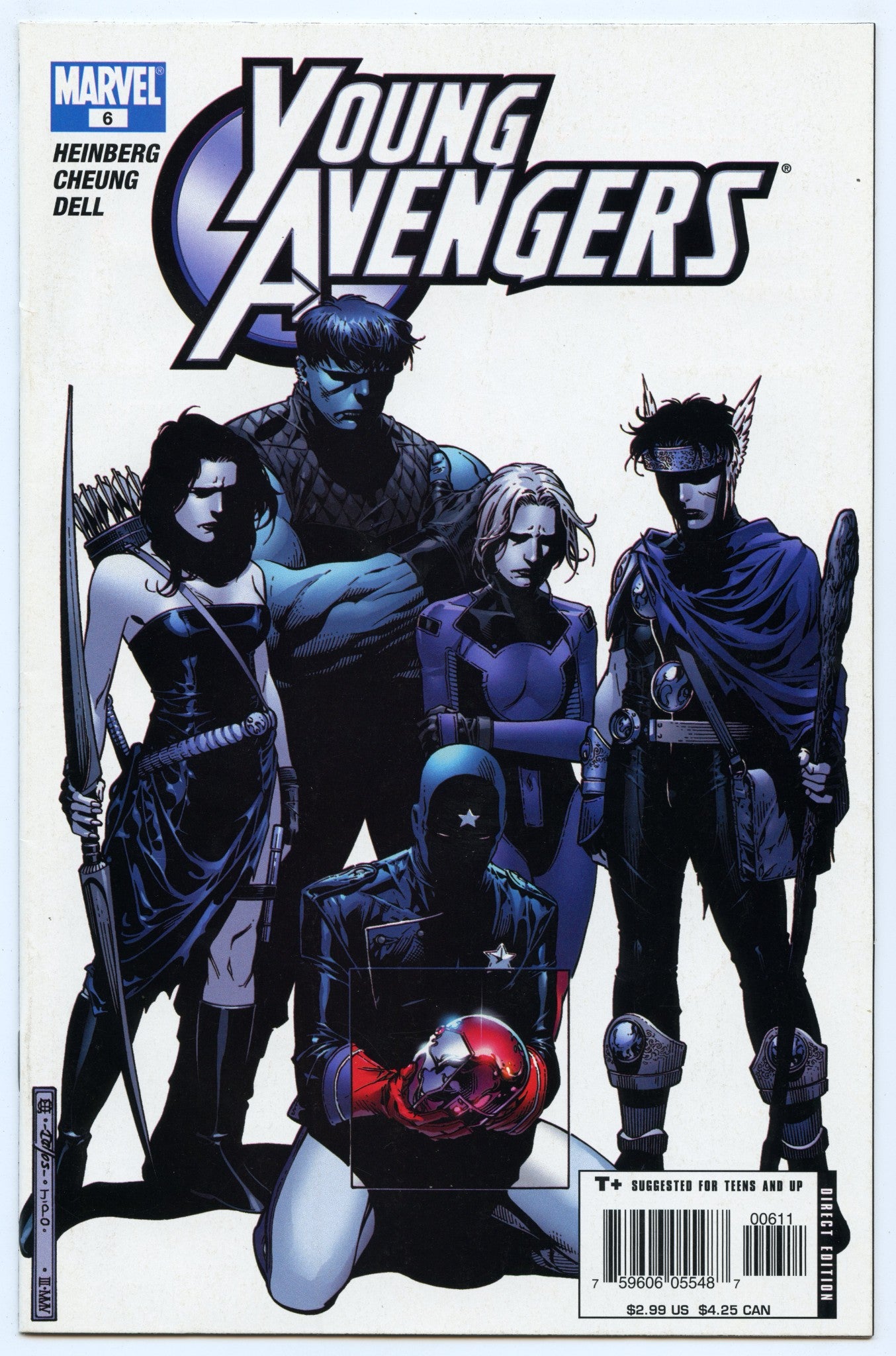 Young Avengers 6 (Sep 2005) NM- (9.2) - 1st Cassie Lang as Stature
