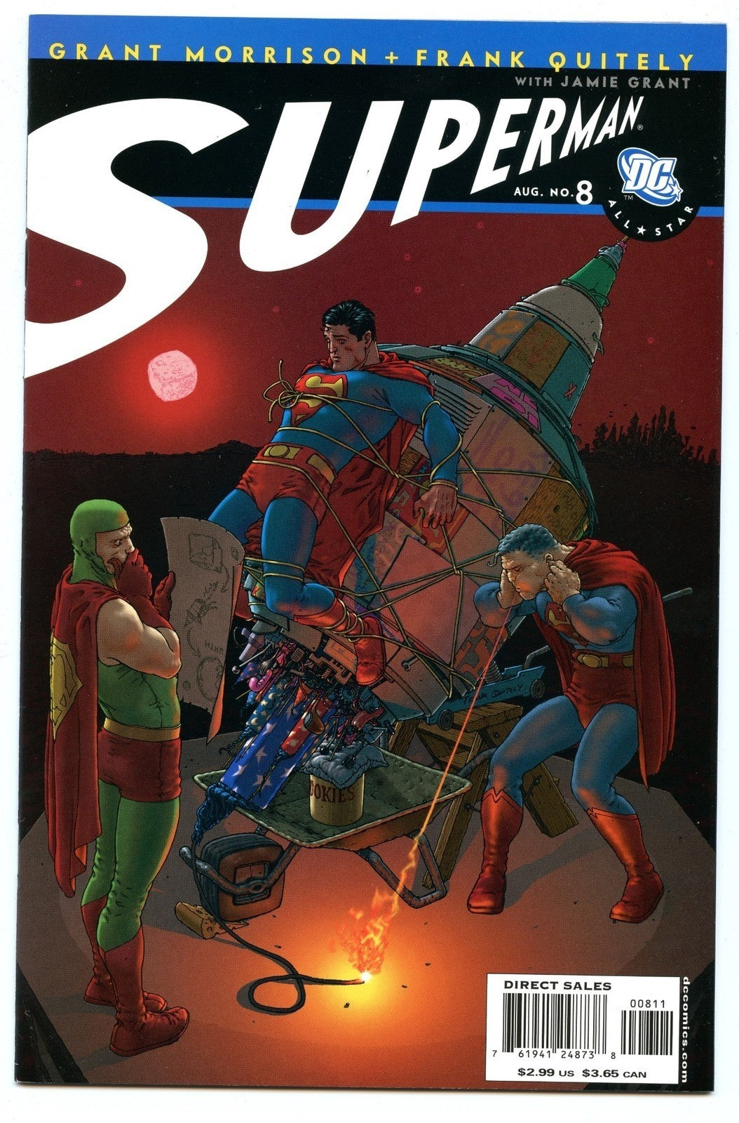 All Star Superman 8 (Aug 2007) NM- (9.2)